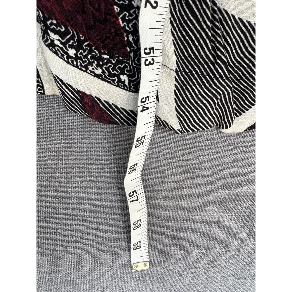 FREE PEOPLE Sz 4 Serves You Right Printed Maxi Dress in Black - Picture 3 of 5